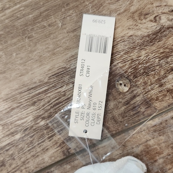 Zac & Rachel, Striped, Ombré Top ,button blue and white women PS - Picture 3 of 9